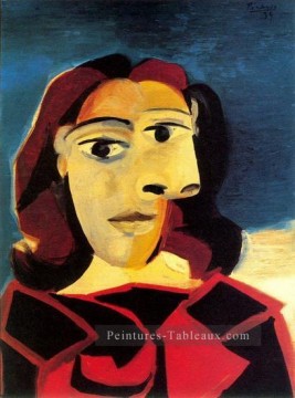 Portrait Dora Maar 7 1937 cubisme Pablo Picasso Peinture à l'huile